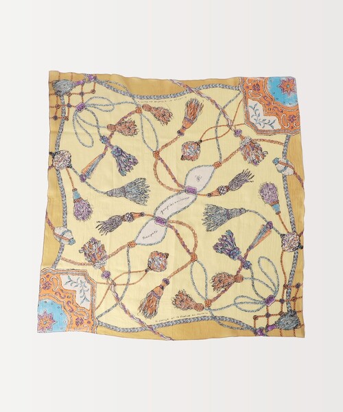 manipuri（マニプリ）の「＜manipuri＞コットン/シルク ストール 24SS（ストール/ショール・レディース・ベージュ/ネイビー/ピンク/ライム・FREE）」の10枚目の写真