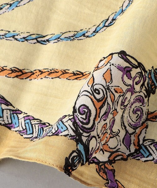 manipuri（マニプリ）の「＜manipuri＞コットン/シルク ストール 24SS（ストール/ショール・レディース・ベージュ/ネイビー/ピンク/ライム・FREE）」の12枚目の写真