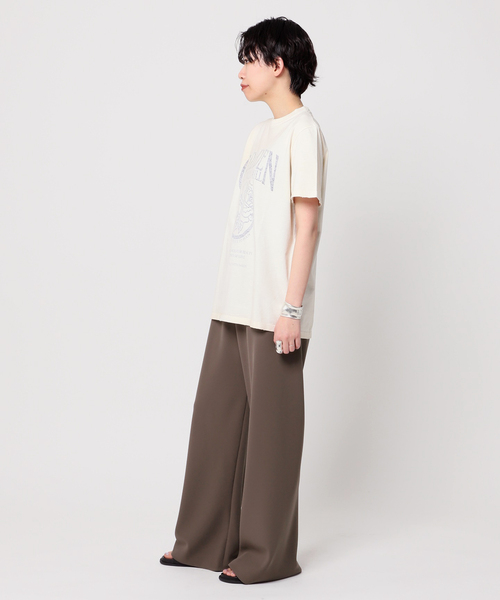 AP STUDIO（エーピーストゥディオ）の「エラスティックパンツ（スラックス・レディース・チョコ/ネイビー・34/36/38）」の14枚目の写真