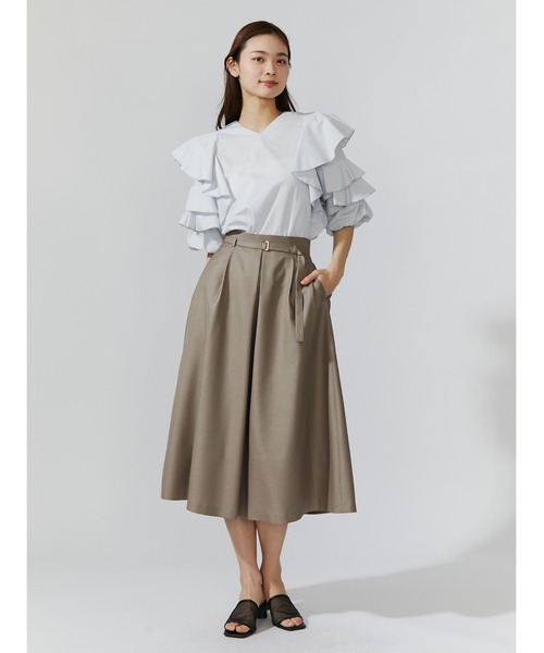TONAL - 【最終価格】★トーナル　ロングスリーブブラウス TONAL（トーナル）の「フリルバルーンスリーブブラウス（シャツ