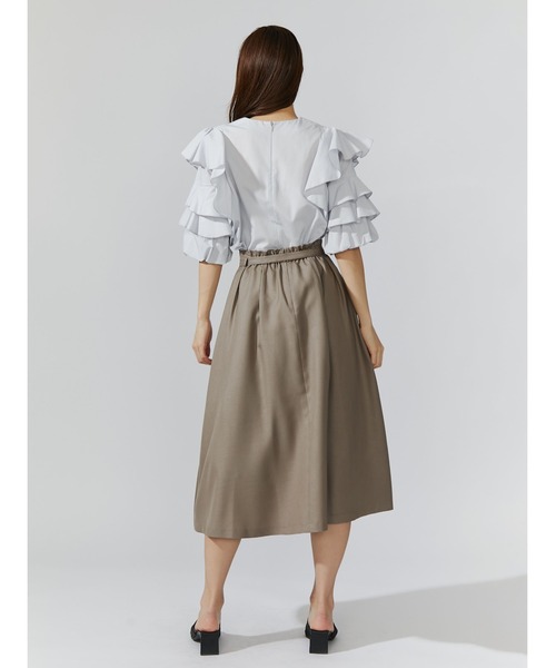 TONAL（トーナル）の「フリルバルーンスリーブブラウス（シャツ