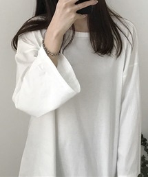 シンプルロングTシャツ