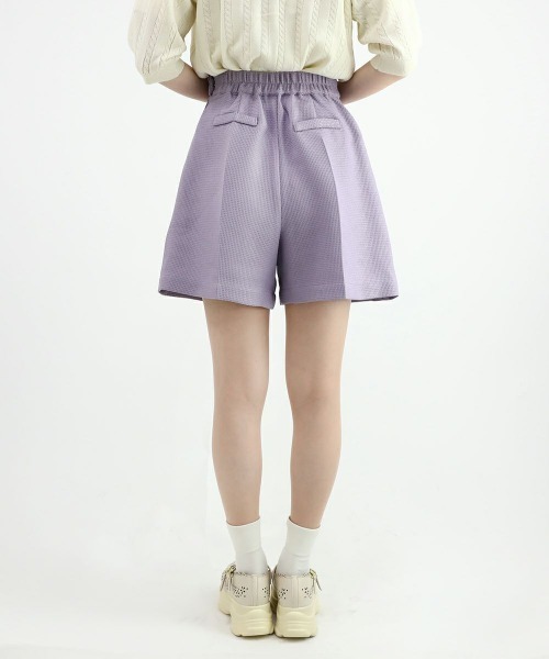 F i.n.t（フィント）の「ツイード風ダブル釦ショートパンツ/fint（その他パンツ・レディース・ラベンダー/アイボリー・FREE）」の19枚目の写真