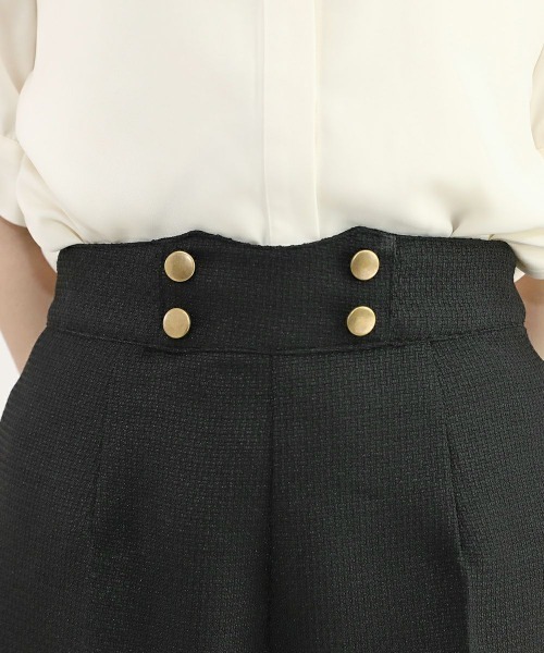 F i.n.t（フィント）の「ツイード風ダブル釦ショートパンツ/fint（その他パンツ・レディース・ラベンダー/アイボリー・FREE）」の11枚目の写真