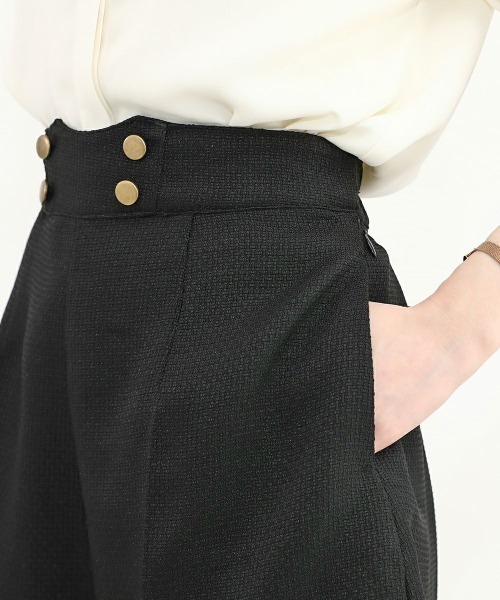 F i.n.t（フィント）の「ツイード風ダブル釦ショートパンツ/fint（その他パンツ・レディース・ラベンダー/アイボリー・FREE）」の12枚目の写真