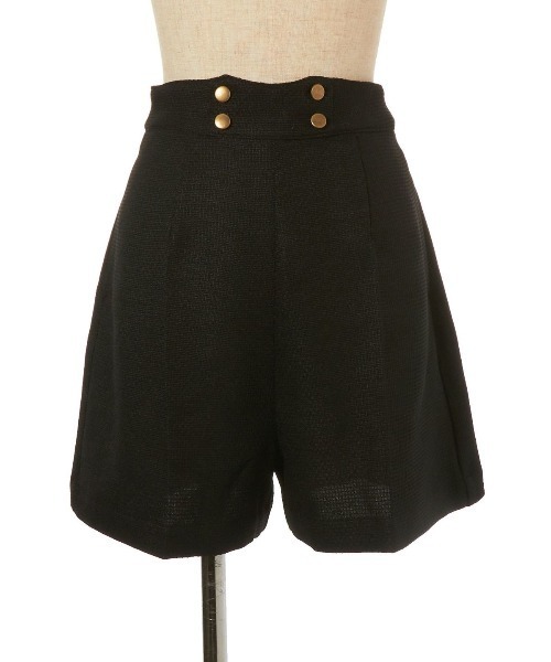 F i.n.t（フィント）の「ツイード風ダブル釦ショートパンツ/fint（その他パンツ・レディース・ラベンダー/アイボリー・FREE）」の6枚目の写真