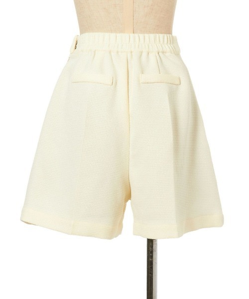F i.n.t（フィント）の「ツイード風ダブル釦ショートパンツ/fint（その他パンツ・レディース・ラベンダー/アイボリー・FREE）」の7枚目の写真