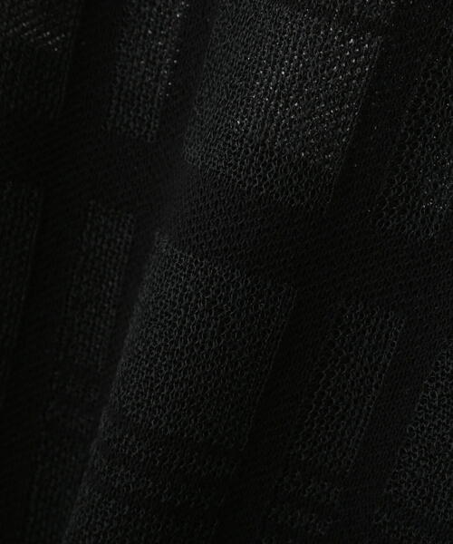 PROPORTION BODY DRESSING（プロポーションボディドレッシング）の「シアーチェックデザインニット / 1214170425（ニット/セーター・レディース・グレー/ブラック・FREE）」の9枚目の写真