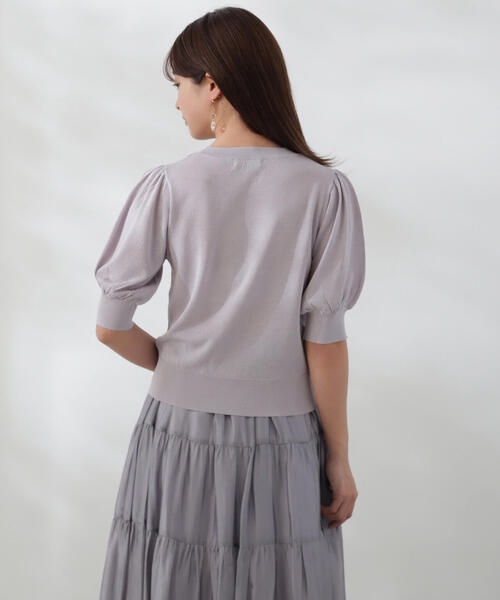 PROPORTION BODY DRESSING（プロポーションボディドレッシング）の「シアーチェックデザインニット / 1214170425（ニット/セーター・レディース・グレー/ブラック・FREE）」の17枚目の写真