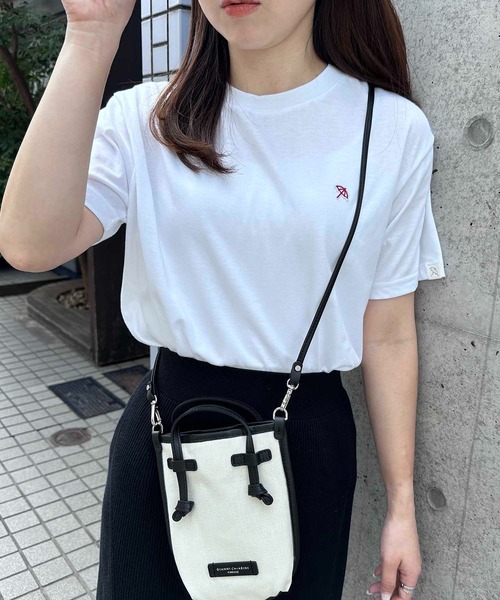 Arnie Arnold Palmer(アーニーアーノルドパーマー)の「【Arnie Arnold Palmer】6051980 T/C天竺フェルト刺繍Tシャツ(Tシャツ/カットソー・レディース・ホワイト/ピンク/ブラック・M/L/LL)」の20枚目の写真