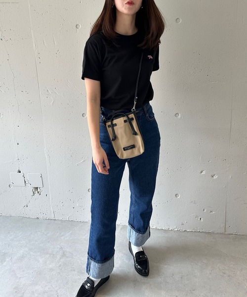 Arnie Arnold Palmer(アーニーアーノルドパーマー)の「【Arnie Arnold Palmer】6051980 T/C天竺フェルト刺繍Tシャツ(Tシャツ/カットソー・レディース・ホワイト/ピンク/ブラック・M/L/LL)」の10枚目の写真