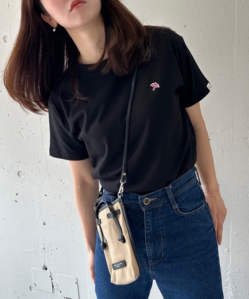 Arnie Arnold Palmer(アーニーアーノルドパーマー)の「【Arnie Arnold Palmer】6051980 T/C天竺フェルト刺繍Tシャツ(Tシャツ/カットソー・レディース・ホワイト/ピンク/ブラック・M/L/LL)」の11枚目の写真