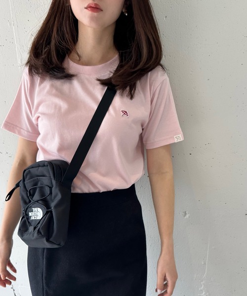 Arnie Arnold Palmer(アーニーアーノルドパーマー)の「【Arnie Arnold Palmer】6051980 T/C天竺フェルト刺繍Tシャツ(Tシャツ/カットソー・レディース・ホワイト/ピンク/ブラック・M/L/LL)」の14枚目の写真
