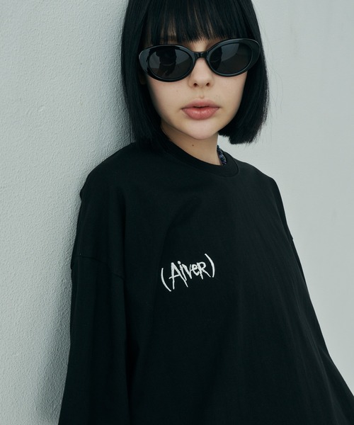 AIVER（アイバー）の「AIVER　()刺繍S/S TEE（Tシャツ/カットソー・メンズ・ホワイト/チャコールグレー/ブラック・SMALL/MEDIUM/LARGE）」の16枚目の写真