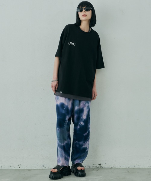 シルバー グラフィック Tシャツ AIVER ユニフォーム AIVER tシャツ AIVER モトクロスジャージプルオーバー メンズ