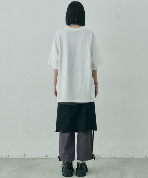AIVER（アイバー）の「AIVER　()刺繍S/S TEE（Tシャツ/カットソー・メンズ・ホワイト/チャコールグレー/ブラック・SMALL/MEDIUM/LARGE）」の14枚目の写真