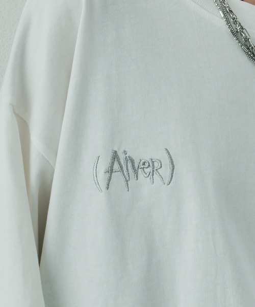 AIVER（アイバー）の「AIVER　()刺繍S/S TEE（Tシャツ/カットソー・メンズ・ホワイト/チャコールグレー/ブラック・SMALL/MEDIUM/LARGE）」の11枚目の写真