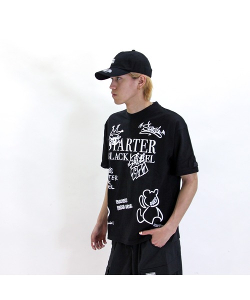 STARTER(スターター)の「ベアー両面 プリント半袖Tシャツ(Tシャツ/カットソー・メンズ・ブラック/ホワイト・XL/L/M)」の5枚目の写真
