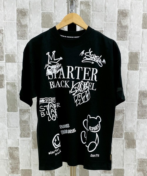 STARTER(スターター)の「ベアー両面 プリント半袖Tシャツ(Tシャツ/カットソー・メンズ・ブラック/ホワイト・XL/L/M)」の7枚目の写真