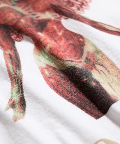 THRIFTY LOOK（スリフティールック）の「THRIFTY LOOK/スリフティールック "NIRAVANA TRIANGLE IN UTERO"BB TEEニルヴァーナインユーテロベースボールT-シャツ（Tシャツ/カットソー・メンズ・ホワイト・LARGE/X-LARGE）」の4枚目の写真