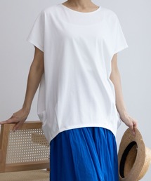 NAVY（ネイビー）の「【 抗菌防臭・消臭・汗じみ防止 】 NAVY リピュール加工 ドルマンTシャツ（Tシャツ/カットソー）」