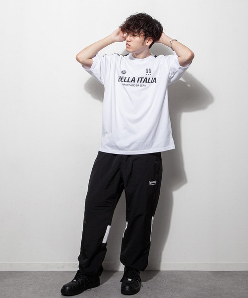 FILA(フィラ)の「【FILA】 90’s レトロ 袖ライン 半袖 ゲームシャツ / チームシャツ(Tシャツ/カットソー・レディース・ホワイト/ブラック/ブラック系/ホワイト系・LARGE/MEDIUM)」の18枚目の写真