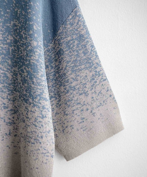 接触冷感 オーバーサイズスプラッシュ柄サマーニット（ニット/セーター）｜Rocky Monroe（ロッキーモンロー）