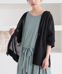 【機能素材】『シアーニットドルマンパーカー』