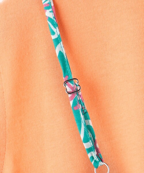 green label relaxing（グリーンレーベルリラクシング）の「フラワープリント キャミワンピース+ノースリーブセット 100cm-130cm（ワンピース・キッズ・ケリー/ブラック・100cm/120cm/130cm/110cm）」の19枚目の写真