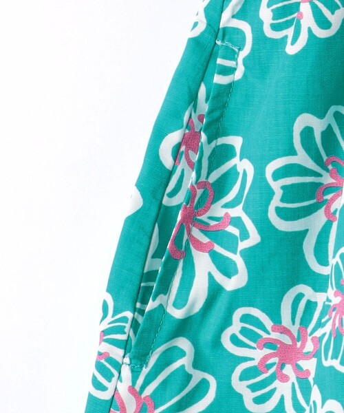 green label relaxing（グリーンレーベルリラクシング）の「フラワープリント キャミワンピース+ノースリーブセット 100cm-130cm（ワンピース・キッズ・ケリー/ブラック・100cm/120cm/130cm/110cm）」の20枚目の写真