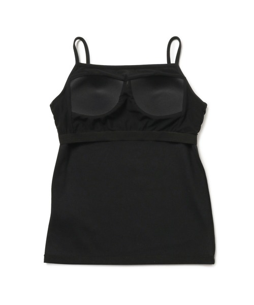 ROPE' PICNIC（ロペピクニック）の「ロゴ刺繍入りカップ付きキャミソール（キャミソール・レディース・キナリ/ブラック・36/38）」の8枚目の写真