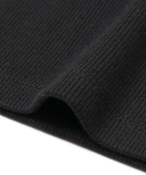 ROPE' PICNIC（ロペピクニック）の「ロゴ刺繍入りカップ付きキャミソール（キャミソール・レディース・キナリ/ブラック・36/38）」の6枚目の写真