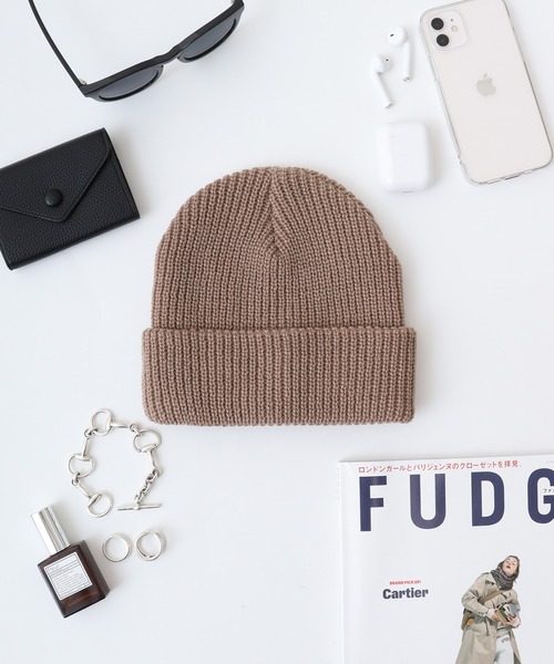FUNALIVE（ファンアライブ）の「SI ORIGINAL AZE WATCH（ニットキャップ/ビーニー・メンズ・ベージュ/ブラック/ホワイト/ロイヤルブルー/ブラウン/レッド/グレー/オリーブ/バーガンディー・FREE）」の5枚目の写真