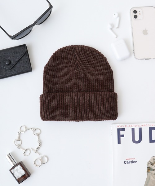 FUNALIVE（ファンアライブ）の「SI ORIGINAL AZE WATCH（ニットキャップ/ビーニー・メンズ・ベージュ/ブラック/ホワイト/ロイヤルブルー/ブラウン/レッド/グレー/オリーブ/バーガンディー・FREE）」の4枚目の写真
