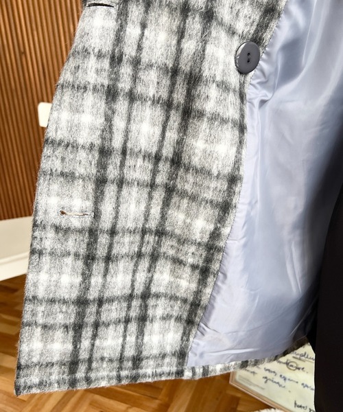 moment+（モーメントプラス）の「フェイクウールシャギーチェック