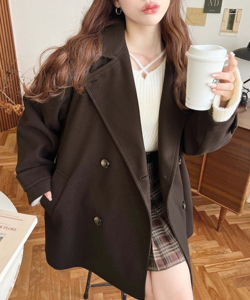 moment+（モーメントプラス）の「フェイクウールシャギーチェック