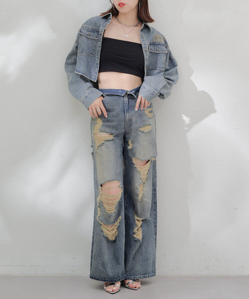 Chico（チコ）の「【2サイズ展開】パット付マルチウェイストラップベアキャミ（キャミソール・レディース・ホワイト/ベージュ/シルバー/ブラック・1/0）」の10枚目の写真
