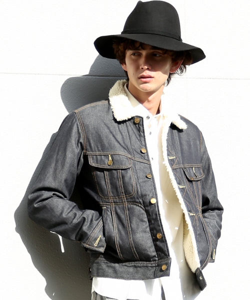 Lee（リー）の「【別注】LEE STORMRIDER（デニムジャケット・メンズ・ブルー/インディゴブルー/ホワイト・1/2）」の2枚目の写真