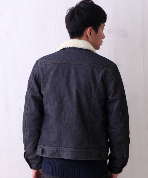 Lee（リー）の「【別注】LEE STORMRIDER（デニムジャケット・メンズ・ブルー/インディゴブルー/ホワイト・1/2）」の5枚目の写真