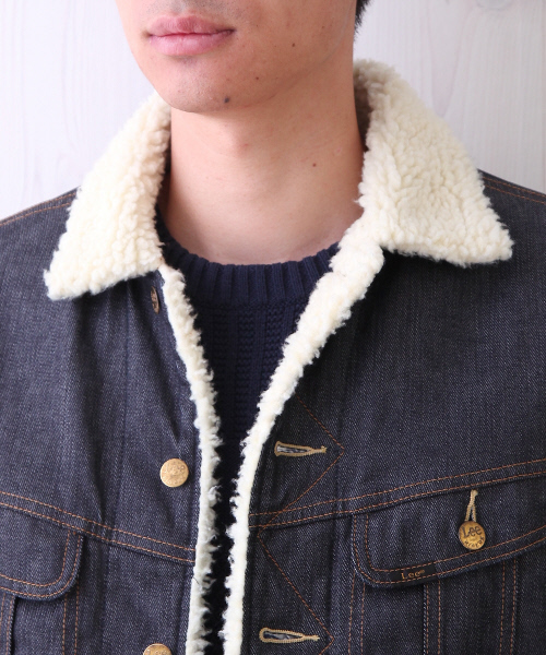 Lee（リー）の「【別注】LEE STORMRIDER（デニムジャケット・メンズ・ブルー/インディゴブルー/ホワイト・1/2）」の6枚目の写真