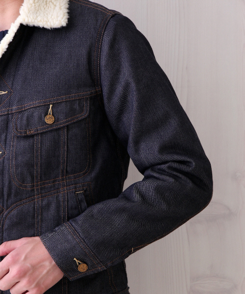 Lee（リー）の「【別注】LEE STORMRIDER（デニムジャケット・メンズ・ブルー/インディゴブルー/ホワイト・1/2）」の11枚目の写真