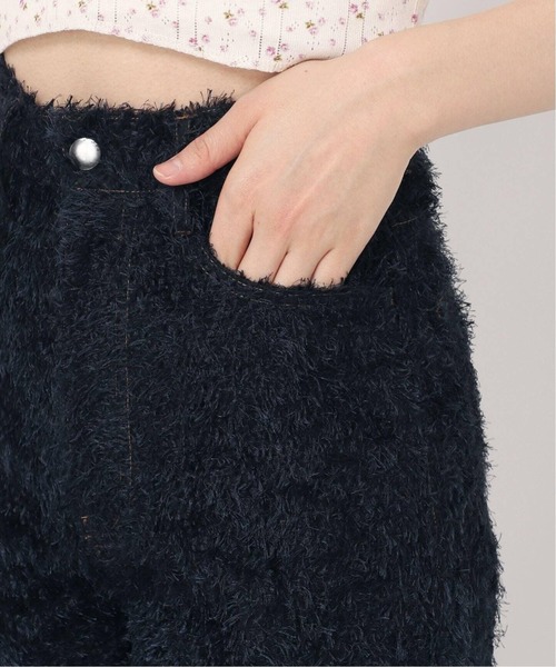 Charles Chaton “mimic pants”ファーワイドパンツ mimic pants fin.（その他パンツ）｜Charles Chaton（シャルル