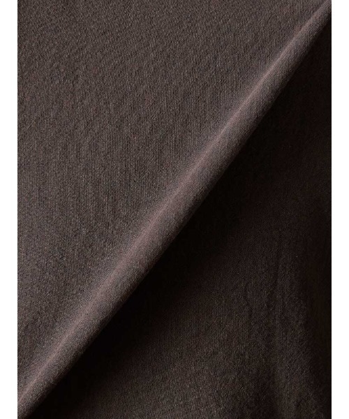 TRANS CONTINENTS（トランスコンチネンツ）の「TRANS CONTINENTS　コットンリネン　カラーシャツ　ベージュ/ブラウン/ブルー/ブラック（シャツ/ブラウス・メンズ・ブラック/ブルー/ブラウン/ベージュ・L/LL/M）」の7枚目の写真