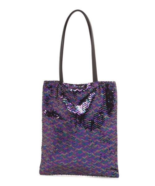 LAKOLE（ラコレ）の「スパンコールトートバッグ / 116059（トートバッグ・レディース・グレー/シルバー/パープル・FREE）」の15枚目の写真