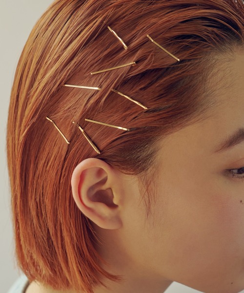 GOLDY(ゴールディ)の「ミニマル ライン マルチ セット ヘアピン(ヘアピン・レディース・ゴールド/シルバー系その他/ゴールド系その他/シルバー・FREE)」の3枚目の写真