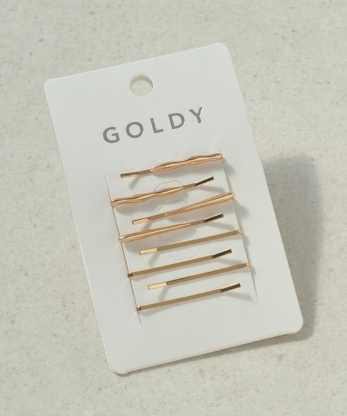 GOLDY(ゴールディ)の「ミニマル ライン マルチ セット ヘアピン(ヘアピン・レディース・ゴールド/シルバー系その他/ゴールド系その他/シルバー・FREE)」の11枚目の写真