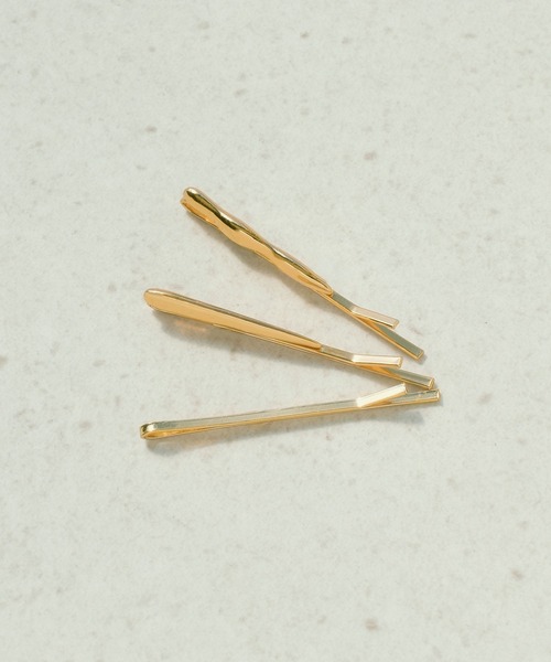 GOLDY(ゴールディ)の「ミニマル ライン マルチ セット ヘアピン(ヘアピン・レディース・ゴールド/シルバー系その他/ゴールド系その他/シルバー・FREE)」の6枚目の写真