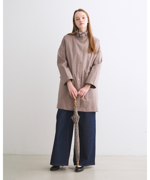 Traditional Weatherwear(トラディショナルウェザーウェア)の「【軽量】UMBRELLA BAMBOO LITE(長傘・レディース・ベージュ系その他/グリーン系その他・F)」の6枚目の写真