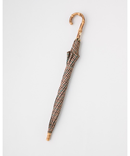 Traditional Weatherwear(トラディショナルウェザーウェア)の「【軽量】UMBRELLA BAMBOO LITE(長傘・レディース・ベージュ系その他/グリーン系その他・F)」の9枚目の写真