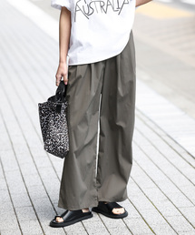 《WEB限定追加》【MULTI FUNC+】タックイージーパンツ